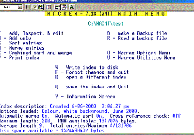 Macrex - screenshot